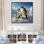 «Playful Snow Wonders Penguins I», reproduction sur toile