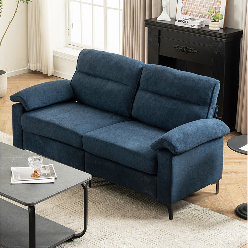 2 Seater Sofa, Blue