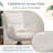 Modern Rotatable Chenille Upholstered Accent Chair-369712012