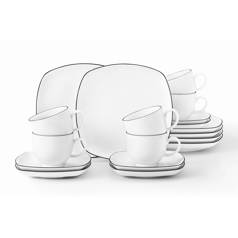 Lido 18 Piece Dinnerware Set, Service for 6