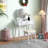 Contemporary Wood Vanity And Stool Set With Drawer-487540966