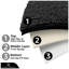 2 Piece Set Rectangle/U-shaped Bath Mat-19840761