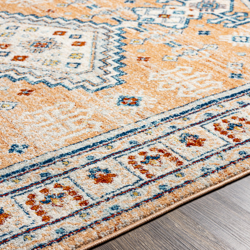 Aldusa Oriental Indoor Rug, Rectangle 6'7" x 9'