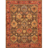 Kerman Hand Knotted Wool Oriental Area Rug