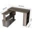 Bureau d'angle en L 360 degrés avec 5 tablettes ouvertes-22351361