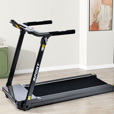 Tapis roulant portable de 3,5 hp - 14 km / h, ceinture antidérapante pour vitesse réglable