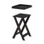 Terhune Tray Top Cross Legs End Table-116644609