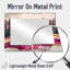 Ruby Crystal Lake Into The Pine Forest I - Art mural miroir de chalet - imprimé sur métal-822309816