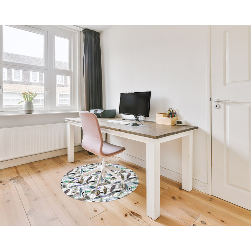 Katie-Ellen Hard Floor Straight Round Chair Mat