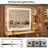 57" Large Vanity Desk With Mirror And Lights-1432270556