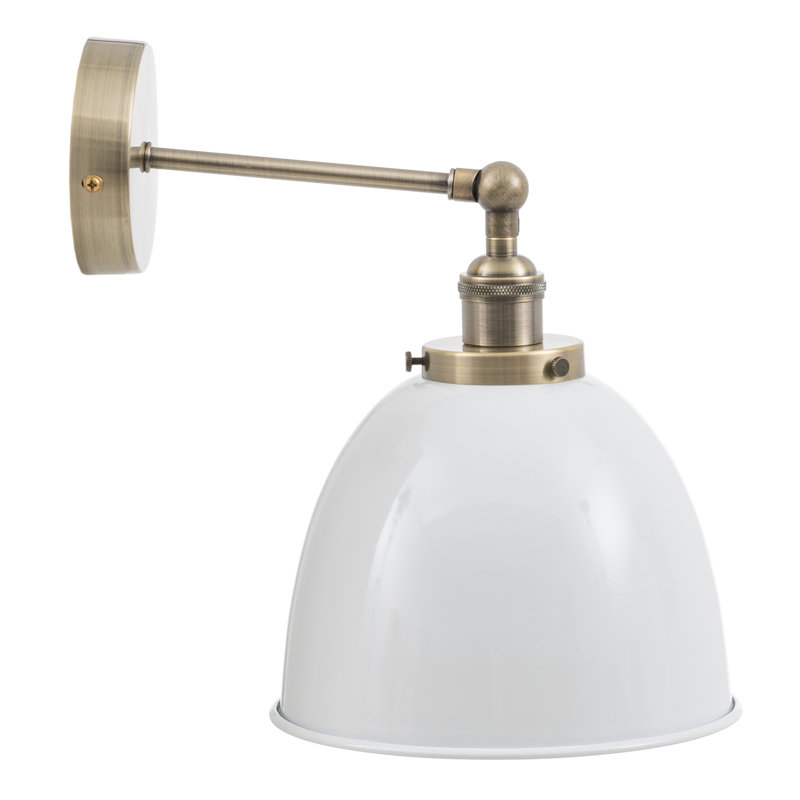 Chinn Iron Wallchiere, White, Gold