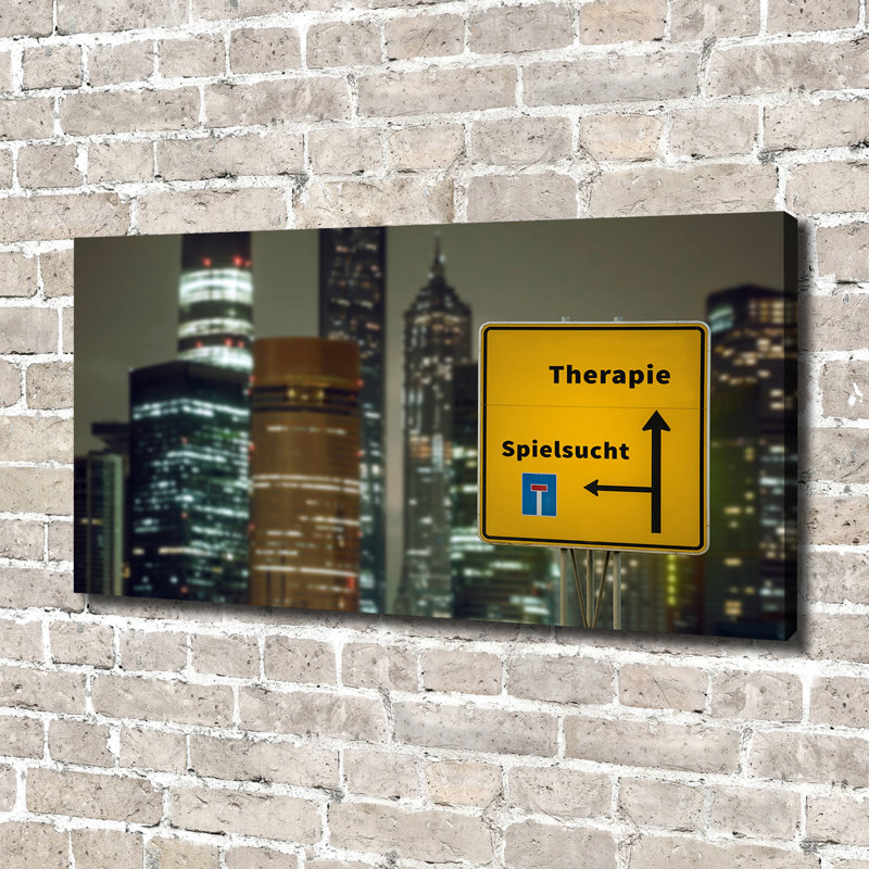 Therapy In The City - Print, Canvas, 70cm H x 140cm W x 2cm D