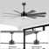 Veun 84-inch 9-Blades Ceiling Fan with Led Light and Remote