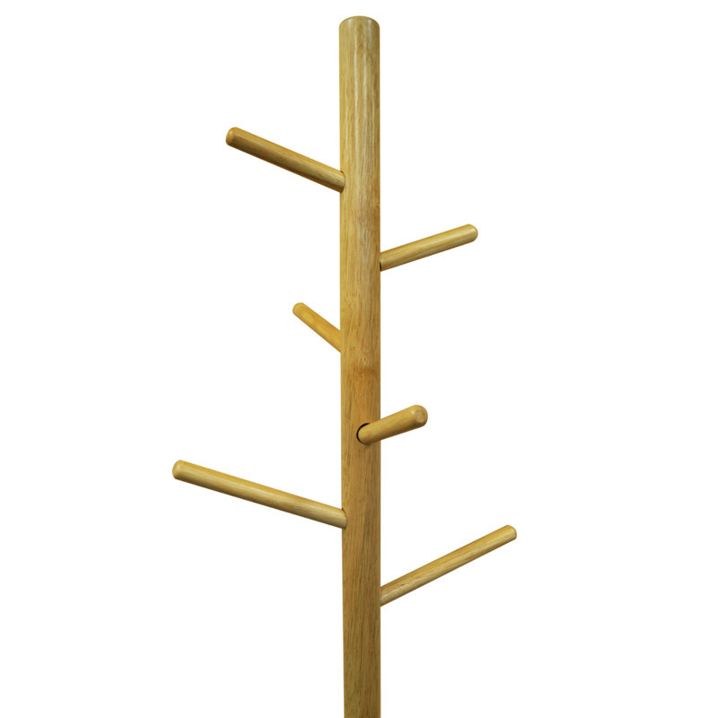 Cooperstein Freestanding Coat Rack, Black/Natural