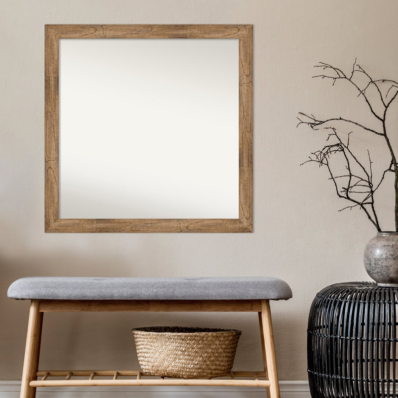 Miroir d'appoint mural Chinomso, H 30 po x l 30 po