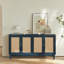 Armoire de rangement en rotin avec 4 portes en rotin-129226284