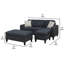 Ensemble modulaire réversible 3 pièces avec repose-pieds-256423994