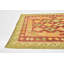 Tapis de zone en laine rouge 3 pi 2 po x 4 pi 10 po one-of-kind main-noué la Elland