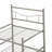 2-Shelf Steel Storage Shelf Unit with Hamper