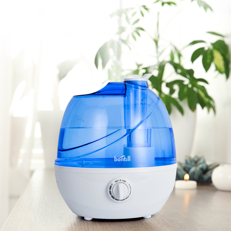 Humidificateur ultrasonique à vapeur froide 0,6 gallons avec humidistat réglable Bontill