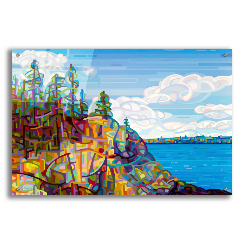 «Living on the Edge» par Mandy Budan - impression sans cadre, L 36 po x H 24 po x P 0,2 po
