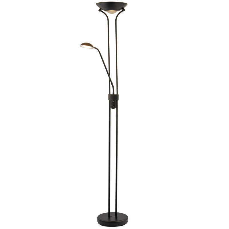 180cm LED Torchiere Floor Lamp, Black