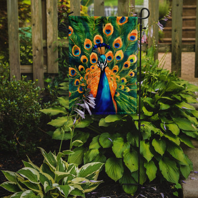 Drapeau de jardin paon_DAC3250