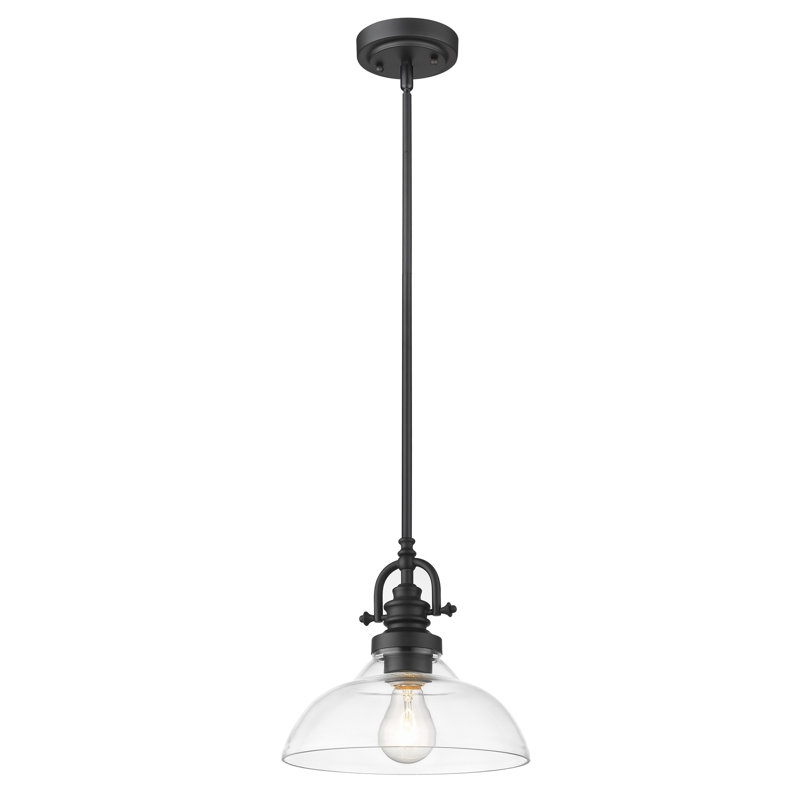 Piccirillo 1 - Light Single Pendant, Matte Black