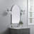Sabine Metal Arch Wall Mirror-272105435-272105436