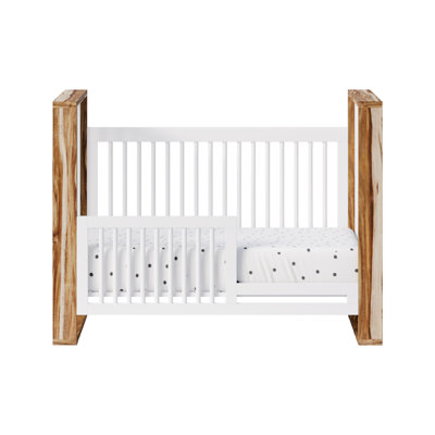 Milk Street Baby True Traditional Crib (Acacia/Snow)