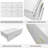 Modern White 6-Drawer Dresser For Bedroom - Ample Storage Wide Chest Of Drawers, Sturdy & Safe-594175415