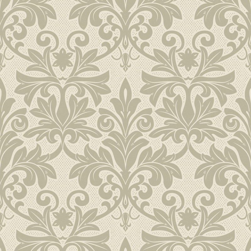 Papier peint champagne rococo