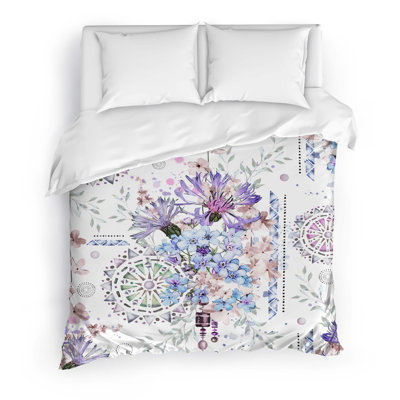 Blue Dream Polyester Twill Duvet Cover