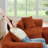114 Inch Cloud Sectional Couch With L-Shape Chaise, Modular Sofa With Movable Ottoman, Upholstered For Living Room And Bedroom, No Assembly Required-1262657024