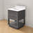 Allie 24" Single Bathroom Vanity with Carrara Marble Top-258980937-258980941