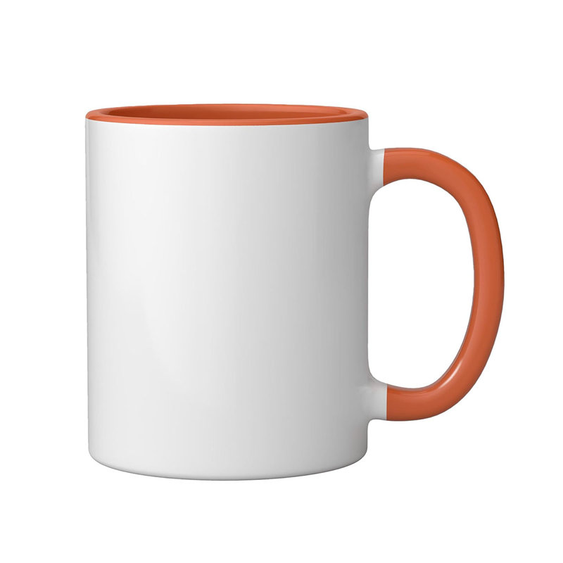 Ceramic Coffee Mug, Orange