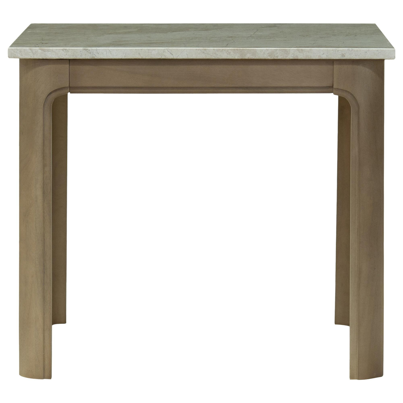 22" Genuine Marble End Table