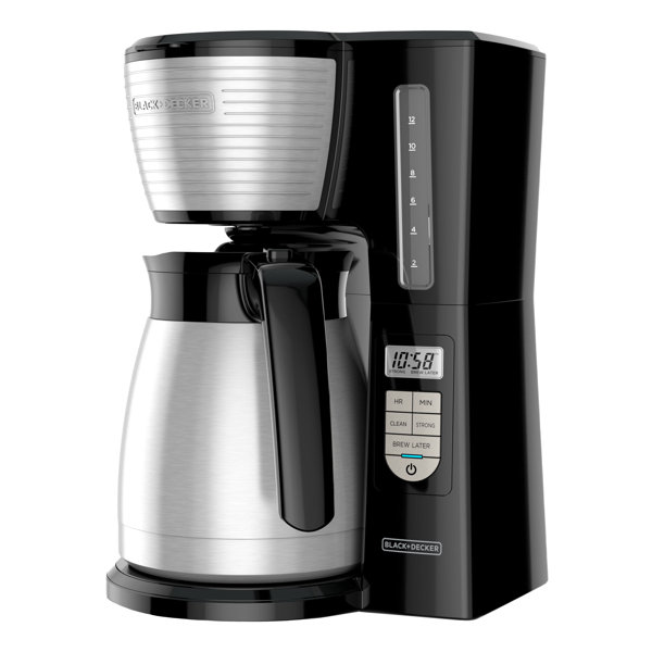 Black & Decker 12 Cup Programmable Gray Coffee Maker