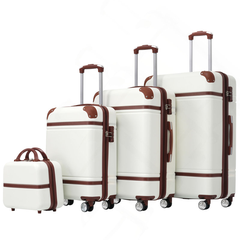 Valise à roulettes Hardshell 4 pièces 20 "+ 24" + 28 "Valise