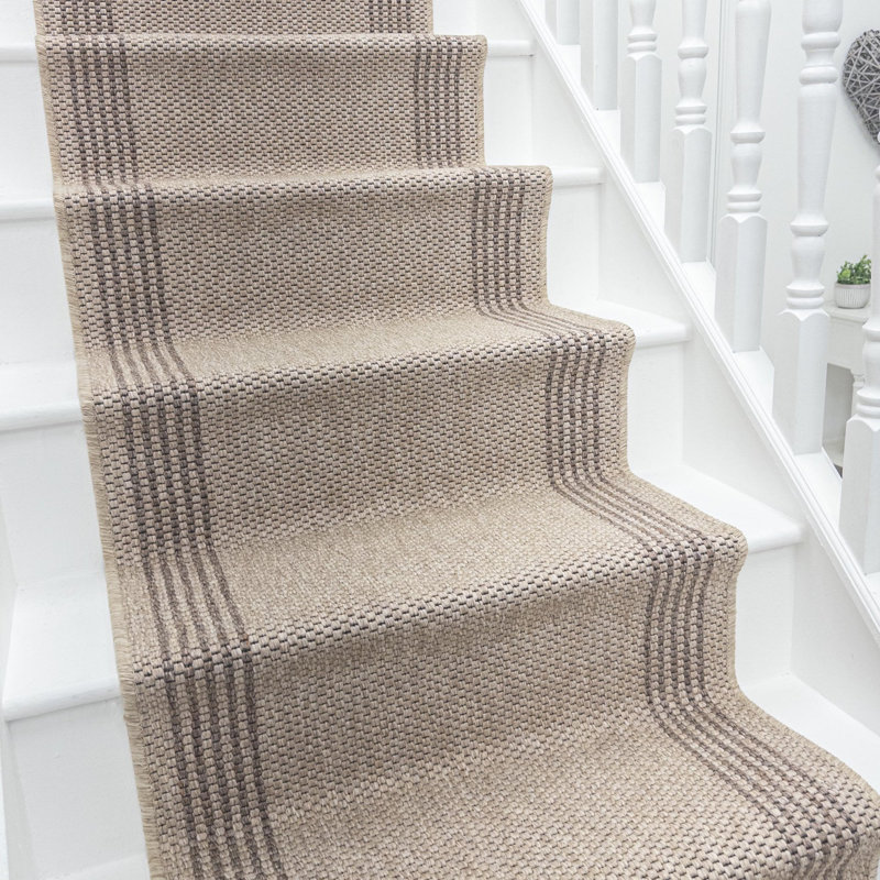 Stair Runner Striped Area Rug, Runner 80 x 600 cm