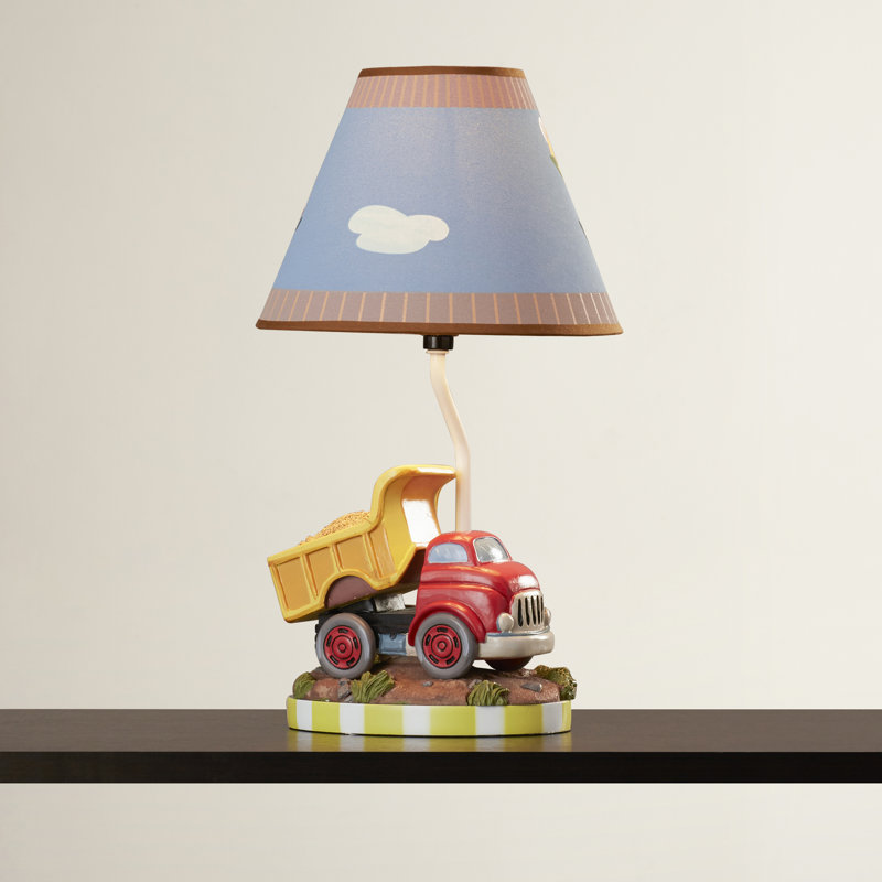 Teamson Kids Truck Nightstand Table Lamp