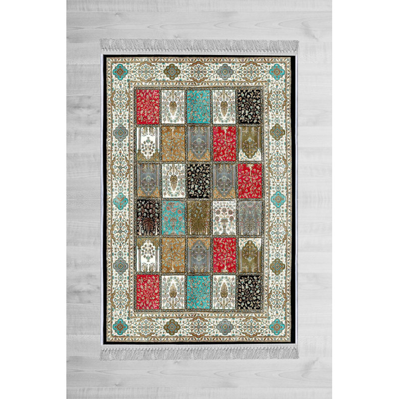 Luxurious 3D Printed Velvet Carpet, 47.2 x 70.9 inches | 100% Velvet Fabric, 100% Cotton Sole | Pile Height: 0.4 inches, Total Height: 0.5 inches | Antibacterial, Non-Slip, Machine Washable | Ideal for Living Room & Bedroom Decor
