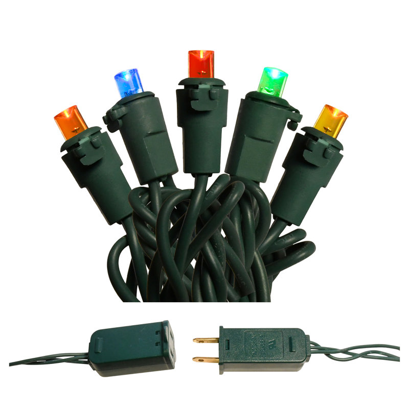 Electric LED Mini String Lights with 70 Bulbs, Multi Colour