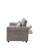 Full Size Bed, Linen Upholstery, Extra Heavy Duty Frame Convertible Chair 2 Seat Design, Practical Storage Solution