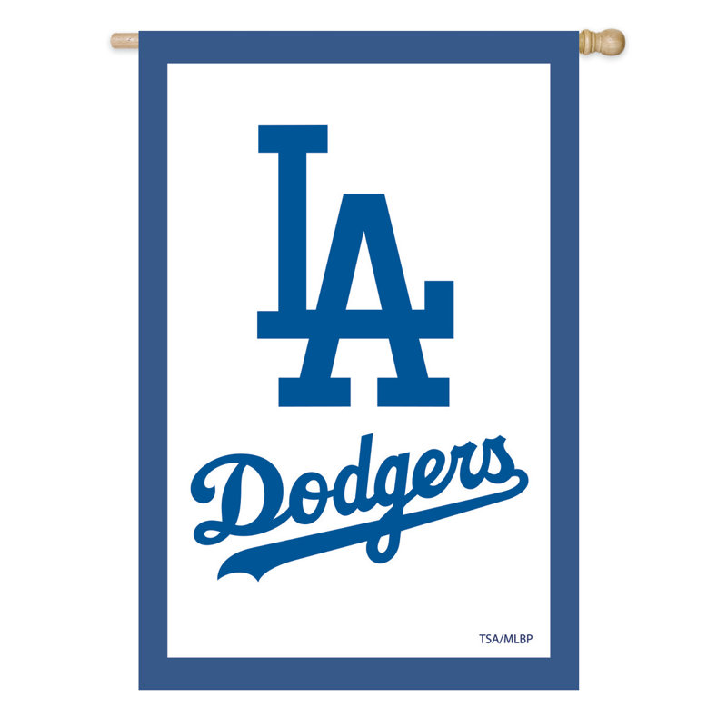 Drapeau de maison en nylon à double face 44 x 29 po MLB, Dodgers de Los Angeles