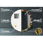Huldar Glass Flat Wall Mirror