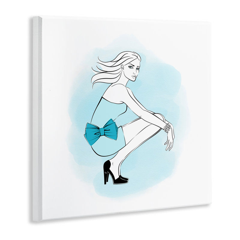«Girl with Blue Bow» par Martina Pavlova