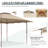 Pop Up Canopies 13 Ft. W x 13 Ft. D Steel Outdoor Straight Leg Canopy-64955973