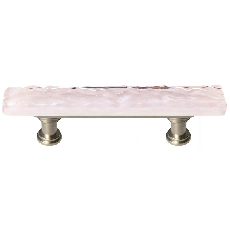 Skinny Glacier Bar / Handle Pull, Rose, Satin Nickel