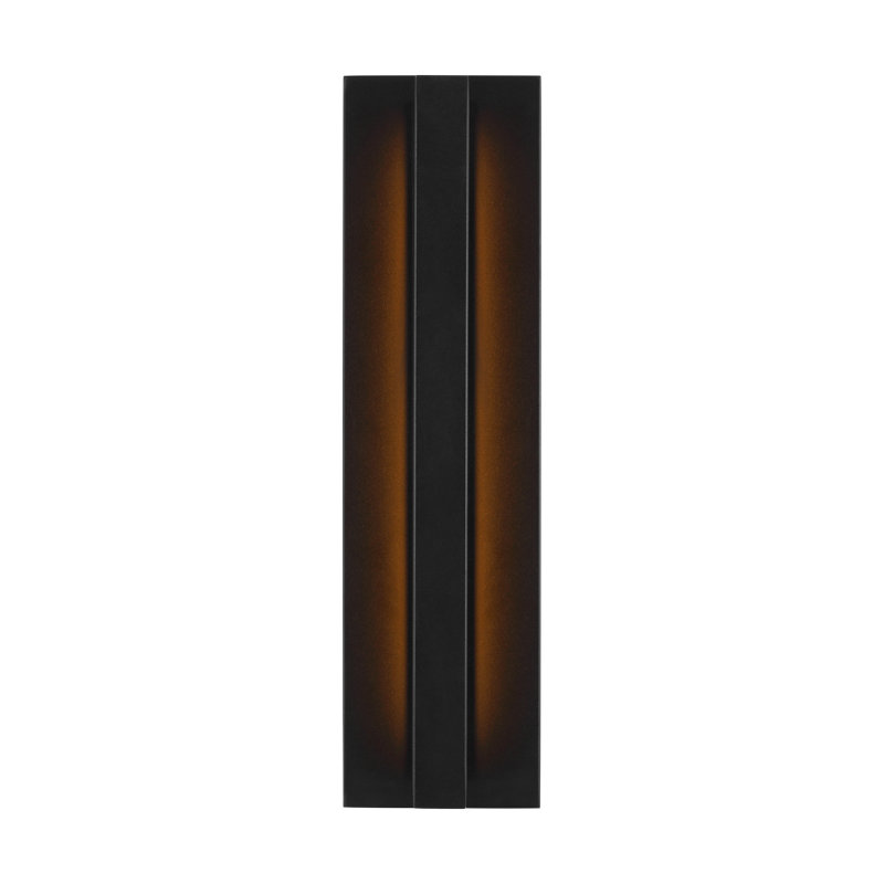 Sean Lavin Anton 1-light LED medium outdoor wall sconce light in black finish